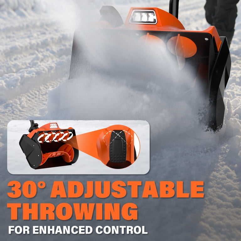 Maxlander Cordless Snow Shovel, 20V 12-Inch Battery Snow Blower