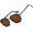Brown, variant on Square Retro Aviator Sunglasses for Women Trendy Womens Sunglasses Polarized UV Protection  Free Metal Frame