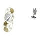 thumbnail image 5 of Espejo de pared,Espejo decorativo nórdico para colgar en la pared,Espejos de pared de metal decorativos para el hogar colgantes de pared,Figura de escritorio,Estatua de, 5 of 8