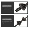 ITSELFER Bow Tie Men Suit Tuxedo Necktie Glitter Bow Tie Costume