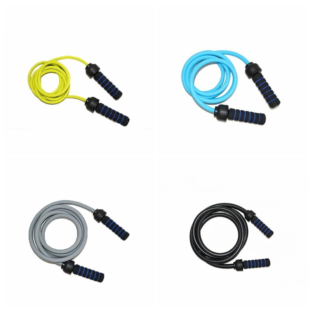 Adjustable Weighted Jump Rope Heavy Skipping Rope Foam Handle Durable Fitness Training Rope for Men Women Workout
