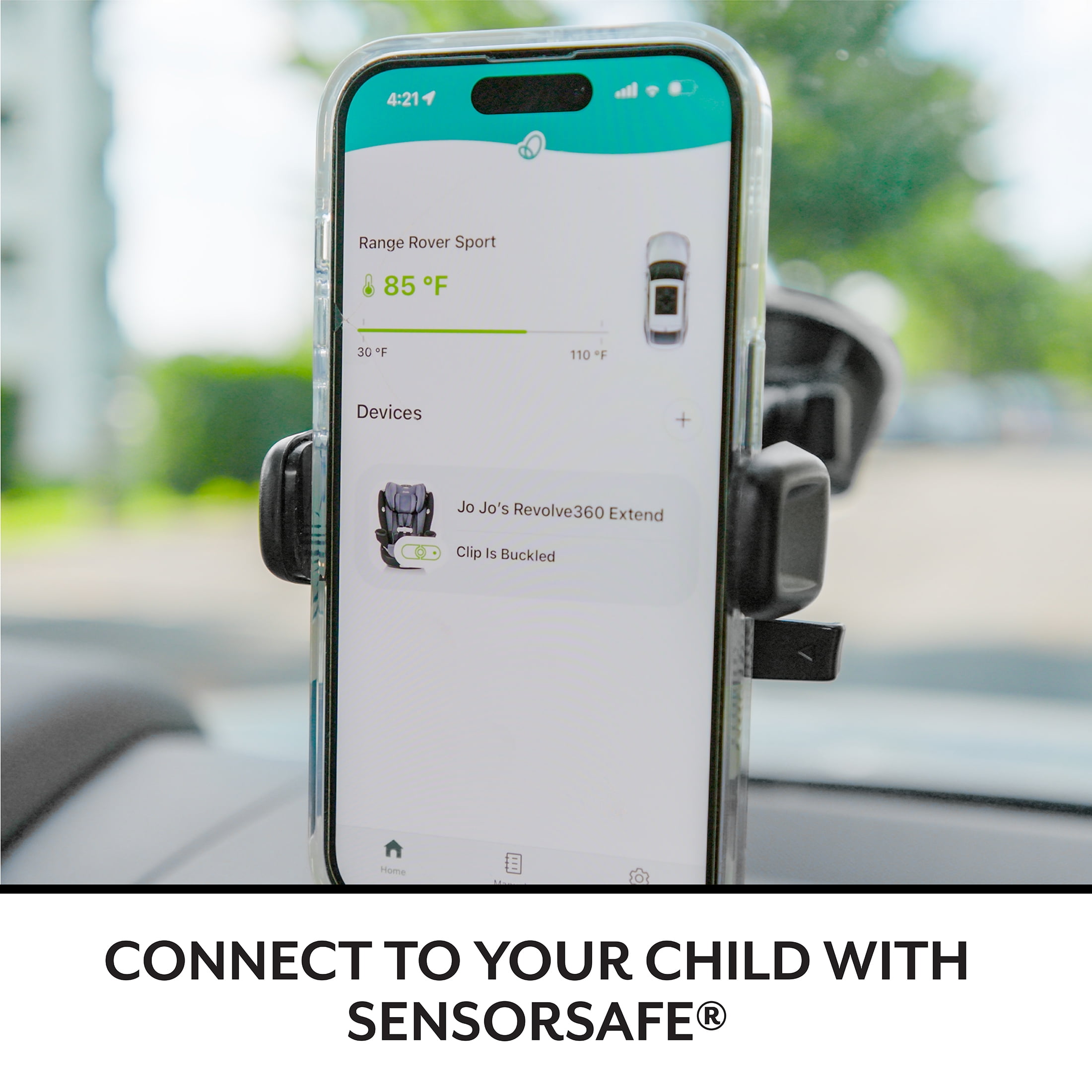 Evenflo Gold Revolve360 Extend All-in-One Rotational Car Seat with SensorSafe, Agate, Pink