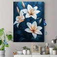 thumbnail image 4 of Qisvanset 12x16 Inch Blue Lily Bible Canvas Wall Art, Flower Market Verse Art Trendy Apartment Home Gift, 4 of 8