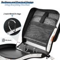 thumbnail image 4 of FORMRS Zipper Binder with Shoulder Strap 2-inch Ring 500 Sheet Capacity File Bag, Ghost Design, 4 of 5