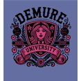 thumbnail image 6 of Demure University Adult Blue Crew Neck Short Sleeve Tee-Medium, 6 of 7