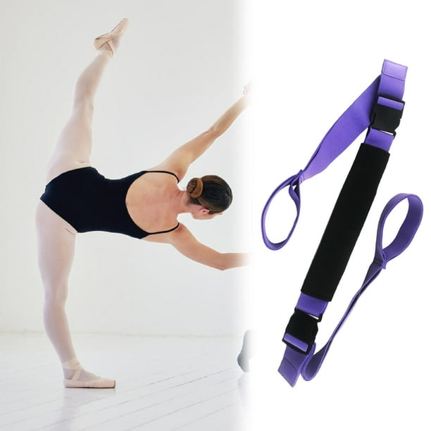 Correa de , banda elástica para el hogar, de fitness elástico premium para entrenamiento, gimnasio, cinturón camilla portátil profesional Púrpura