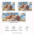 thumbnail image 4 of Haosy Satin Pillowcase for Hair and Skin Standard Cooling Silk Pillow Case with Envelope Closure Beagle Dog and Butterfly 20"x26", 4 of 9