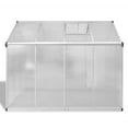 thumbnail image 4 of vidaXL Greenhouse Outdoor Grow House Green House with Base Frame Aluminum, 4 of 11