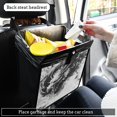 thumbnail image 2 of Qxltty Black Dragons Car Dumpster Collapsible Rear Seat Suspension Trash for Front Seat Center Console in Vehicle, 2 of 8