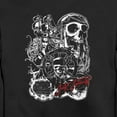 thumbnail image 2 of Men's Pirates of the Caribbean: Curse of the Black Pearl Jack Sparrow Icons Sweatshirt Black Medium, 2 of 4