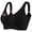 #1_Black, variant on Women's Adjustable Ribbed Bra - Wireless Seamless Bralette | Lightweight Full Coverage with Wide Straps for Large Bust Support