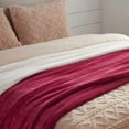 Bedsure Sherpa Fleece King Blanket Red Thick Warm Blankets, Soft
