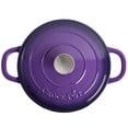 thumbnail image 2 of Olla holandesa redonda de hierro fundido esmaltado Crock-Pot Artisan, 5 cuartos, color morado lavanda, 2 of 5