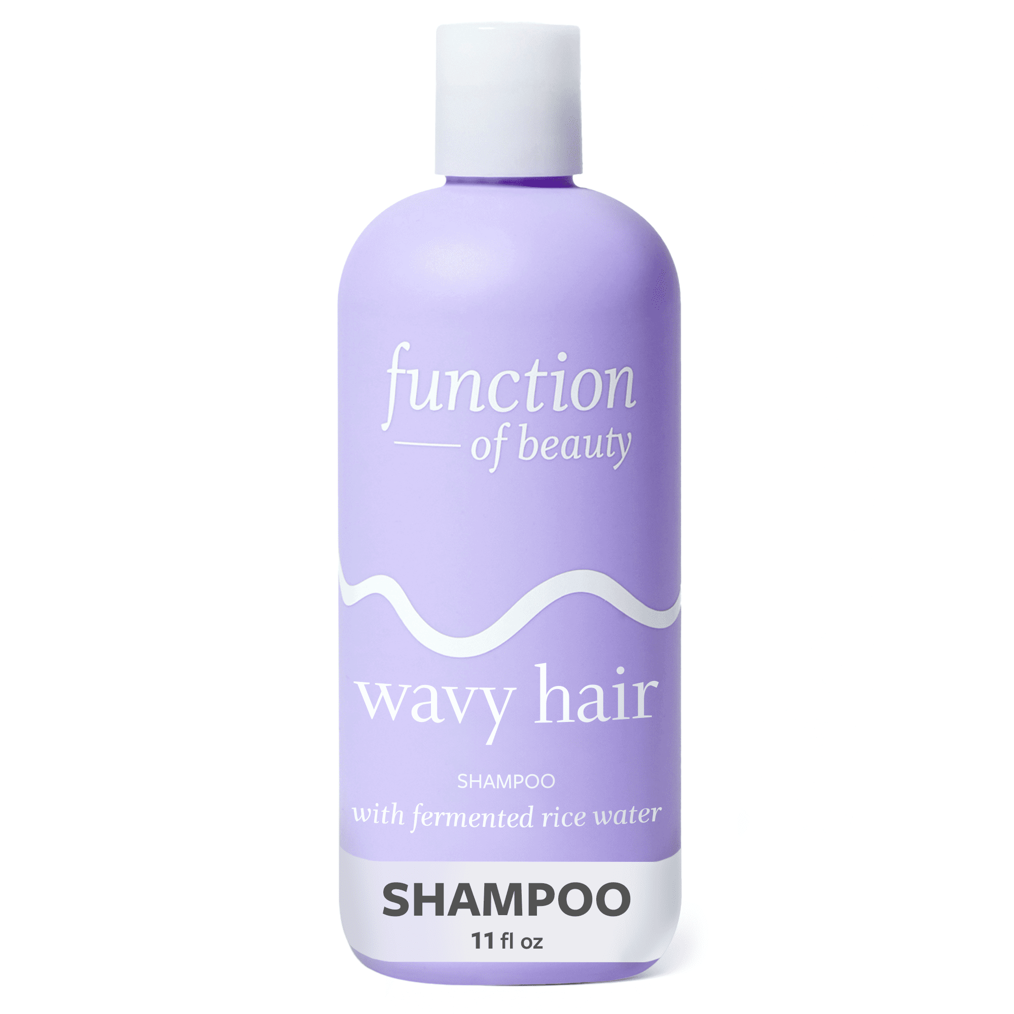 Function of Beauty Custom Wavy Hair Shampoo Base with Fermented Rice Water 11 fl oz