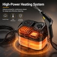 thumbnail image 4 of Powerful 2500W Handheld Steam Cleaner,High Temperature Pressurized Portable Steamer with 6 Adjustable Levels,Multi-Surface Steam Cleaning Machine for Kitchen,Bathroom,Tile,Furniture,Car & Windows, 4 of 8
