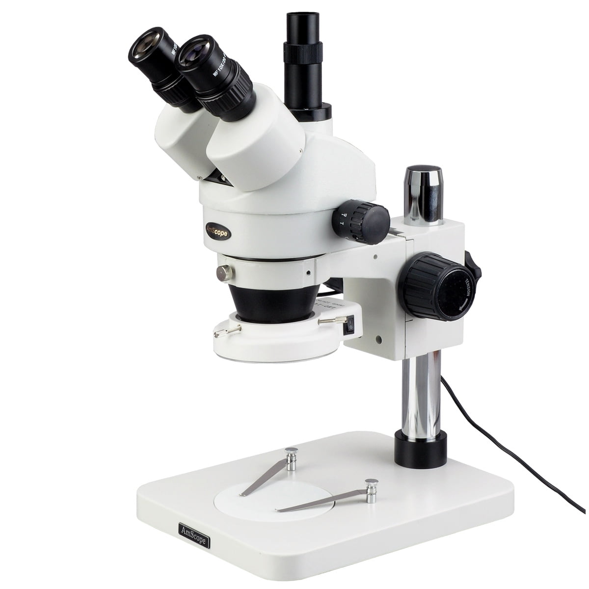 60 LED Ring Light OMAX 7X-45X Zoom Trinocular Stereo Microscope 60 LED Ring Light OMAX 7X-45X Zoom Trinocular Stereo Microscope