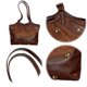 thumbnail image 5 of Bolso Mano para Mujer Piel Sintética Con Compartimento Hobo Oficina (marrón), 5 of 9