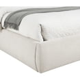 thumbnail image 6 of Meridian Furniture Adam Cream Linen Textured Fabric Queen Bed, 6 of 9