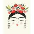 thumbnail image 2 of Borges, Victoria 12x14 White Modern Wood Framed Museum Art Print Titled - Fridas Dreams I, 2 of 4