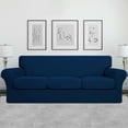 EasyGoing Elastic Slip Sofa Cover, Separate Three Seater, Super