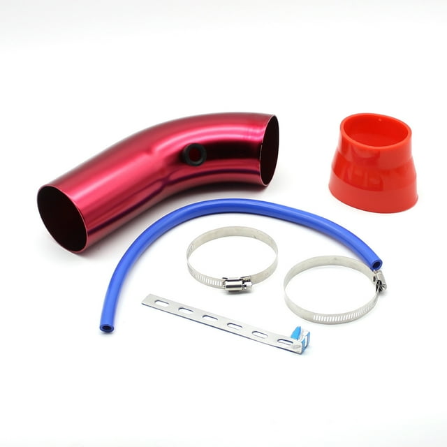 Air Intake Tube,Universal Cold Tube 76mm/3in Intake Car Cool Cold Air Intake Kit Air Intake Kit 76mm/3in Universal Air 76mm/3in Car