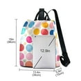 thumbnail image 3 of FORMRS Women's Travel Backpack Purse Anti-Theft Hidden Pockets Casual Shoulder Bag, Colorful Circles, 3 of 7