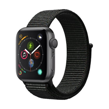 Apple Watch Series 5 (GPS, 40mm) - Space Case with Black Sport Band - Walmart.com