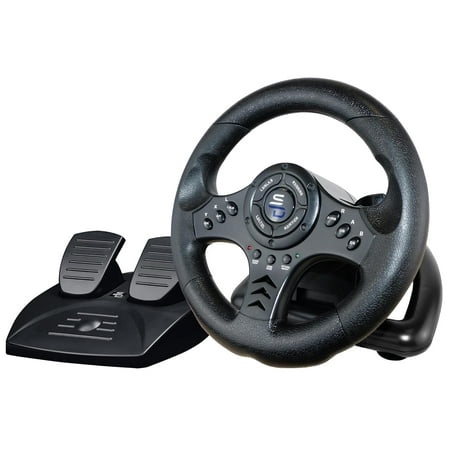 Superdrive SV450 Racing Steering Wheel (Compatible with Xbox Series X/S, Xbox One, PS4, PS3, Switch, PC)