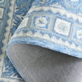 thumbnail image 5 of SAFAVIEH Ebony Tegan Medallion Area Rug, Blue/Ivory, 3' x 3' Square, 5 of 10