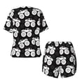 thumbnail image 5 of Lsque Cool Car Women's Short-Sleeved Pajama Set - 2 Piece Soft and Lightweight Sleepwear Set-Large, 5 of 9