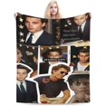 thumbnail image 2 of Johnny Depp Blanket Anti-pilling Throw Blanket Plush Blanket Light Weight & Super Soft, Warm & Comfy Flannel Fleece Blanket for Couch, Bed, Sofa, 50x60, 2 of 6