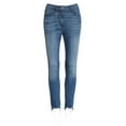 thumbnail image 4 of 3x1 Women's REMO High-Rise Skinny Crop Raw-Hem Stretch Jeans, 24, 4 of 6