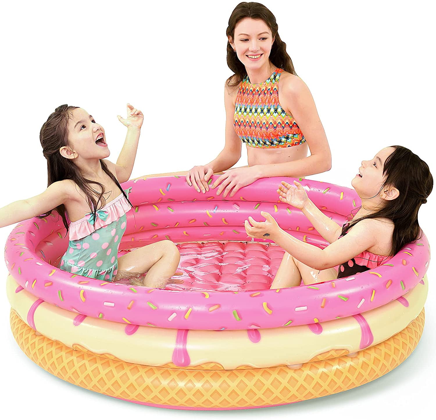 Intex Swimming Pool Lilo Sun Mat Inflatable Swimming Pool Toy Float #59065 PINK 