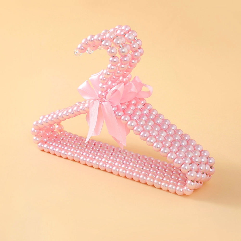 OUNONA  6 Pcs Coat Hanger Girls Hangers Kids Infants Clothes Child Baby Pink