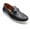Black, variant on Aston Marc Mens Walk Faux Leather Slip-On Loafers