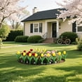 thumbnail image 3 of Plastic Flower Garden Stake Ornament Outdoor Yard Decorative Ground Insert Figurine For Patio Backyard Decoration, 3 of 5