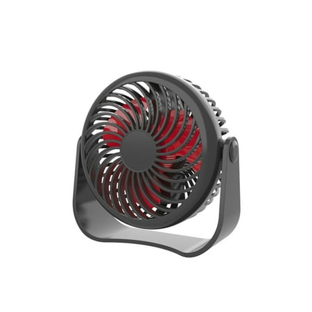 

Njspdjh Small Personal USB Desk Fan Portable Fans with 3 Speeds Table Fan for Home Office Bedroom Camping and Outdoor Black