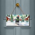 thumbnail image 2 of Hello Winter Cane Corso Frosty Morning Walk Welcome Snowy Christmas Landscape Wood Sign Italian Mastiff Dog Lover Gifts Idea Hanging Wall Home Decor - 02018, 2 of 5