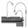 thumbnail image 4 of Floor Lamp in Brushed Steel Metal Adjustable LED, 4 of 8