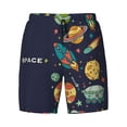 thumbnail image 5 of Rocae Space for Men's Swim Trunks Quick Dry With Two Side Pockets and One Lined Patch Pocket, 5 of 9