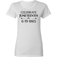 thumbnail image 3 of Inktastic Celebrate Juneteenth Women's T-Shirt, 3 of 5