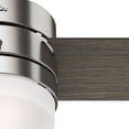 thumbnail image 6 of Hunter Fans 54" Exeter Ceiling Fan Brushed Nickel Light Gray Oak/Greyed Walnut Integrated LED Modern Design, 6 of 9