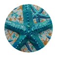 thumbnail image 4 of BCIIG Starfish Round Tablecloth Stain Resistant and Washable for Indoor Outdoor Decoration - Perfect for Kitchen, Dining, Wedding, Parties - 100% Polyester Fiber 31"-35, 4 of 8
