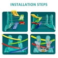 thumbnail image 5 of Race Car Track Ramp Toy for Toddler  Fine Motor Skill Learning Toys with 4 Mini Car for Age 4, 5 of 5