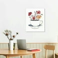 thumbnail image 2 of COMIO Coffee Canvas Wall Art for Kitchen Black and White Pictures Coffee Lover Poster Tea Cup Canvas Coffee Flower Art Coffee Cup Canvas Wall Art Black and White Line Drawing Print, 2 of 4