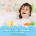 thumbnail image 4 of Tub Works Bath Crayons Bath Toy, 12 Pack, Washable Bathtub Crayons, Hexagon Grip for Toddlers & Kids, 4 of 8