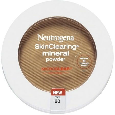 Neutrogena Skin Clearing Mineral Powder, Tan [80] 0.34 (Best Mineral Powder For Sensitive Skin)