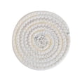 thumbnail image 2 of Clearance!Egooesam Kitchen Essentials,Round Placemats,18cm Cotton Insulation Mat Meal Mat Woven Anti Scalding Table Mat Bowl Mat Nordic Simple Pot Mat Cotton Insulation Mat,Accessories,White, 2 of 3