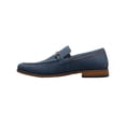 thumbnail image 4 of Stacy Adams Richardson Moc Toe Bit Slip On Shoes Navy 25746-410, 4 of 8