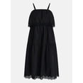 thumbnail image 4 of Time and Tru Women's and Women's Plus Sleeveless Cotton Midi Dress with Eyelet Trim, Sizes XS-4X, 4 of 4